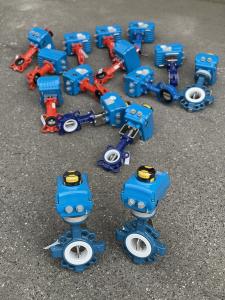 Klapky uzavírací mezipřírubové s elektropohonem