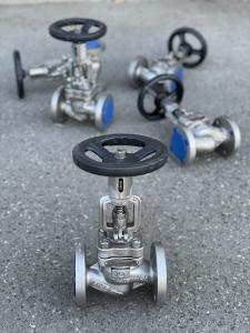 Ventily uzavírací nerezové