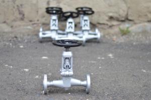 Ventily uzavírací z mat. 1.4571 (1.4541)